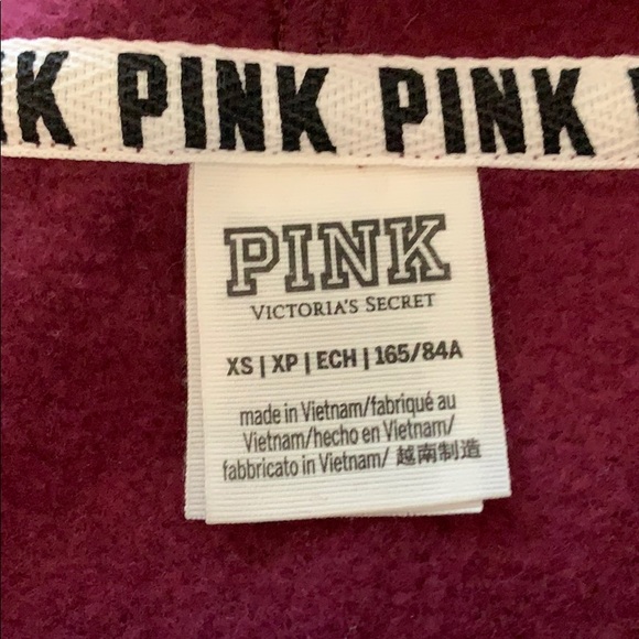 PINK VS hoodie maroon - Picture 3 of 5